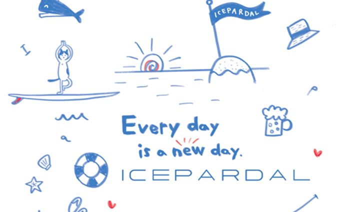 icepardal【アイスパーダル】ブランドのマリンスポーツウェアのデザイン