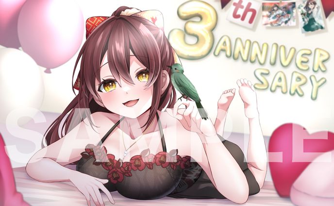 椿くおん様3周年記念撮影💄🏵️
