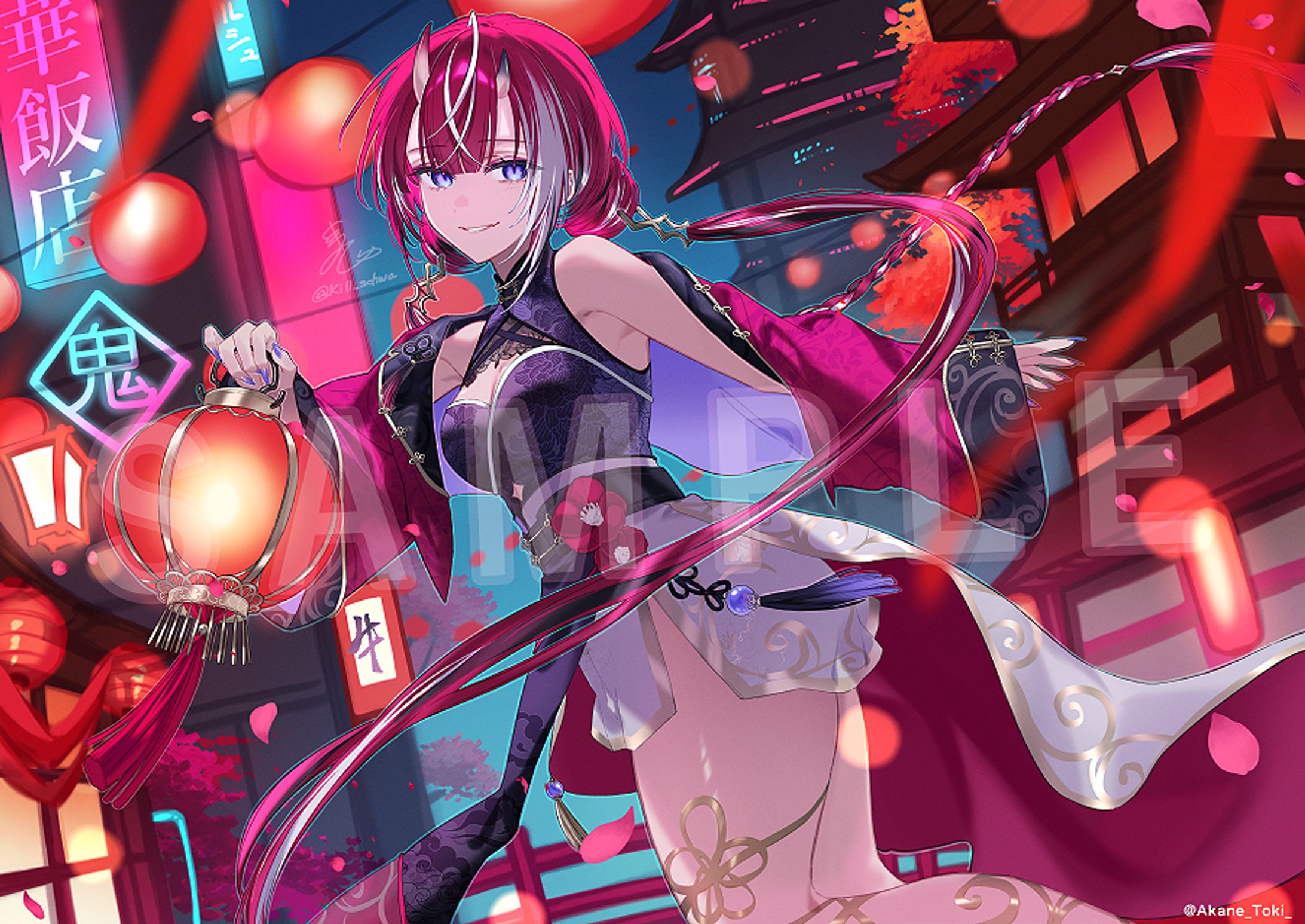 【個人依頼】2周年記念イラスト-1