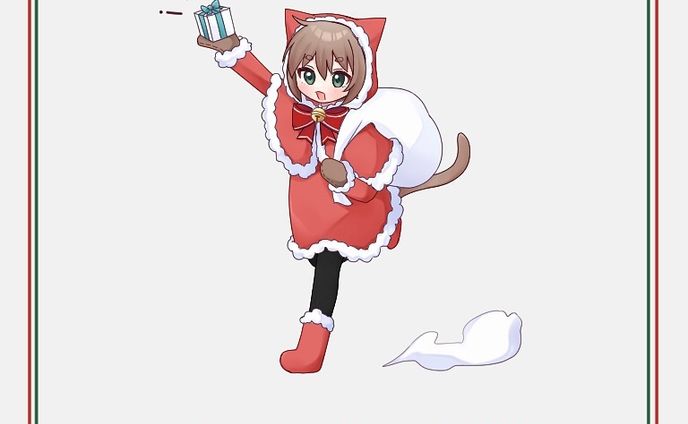 【オリジナル】猫耳サンタさん
