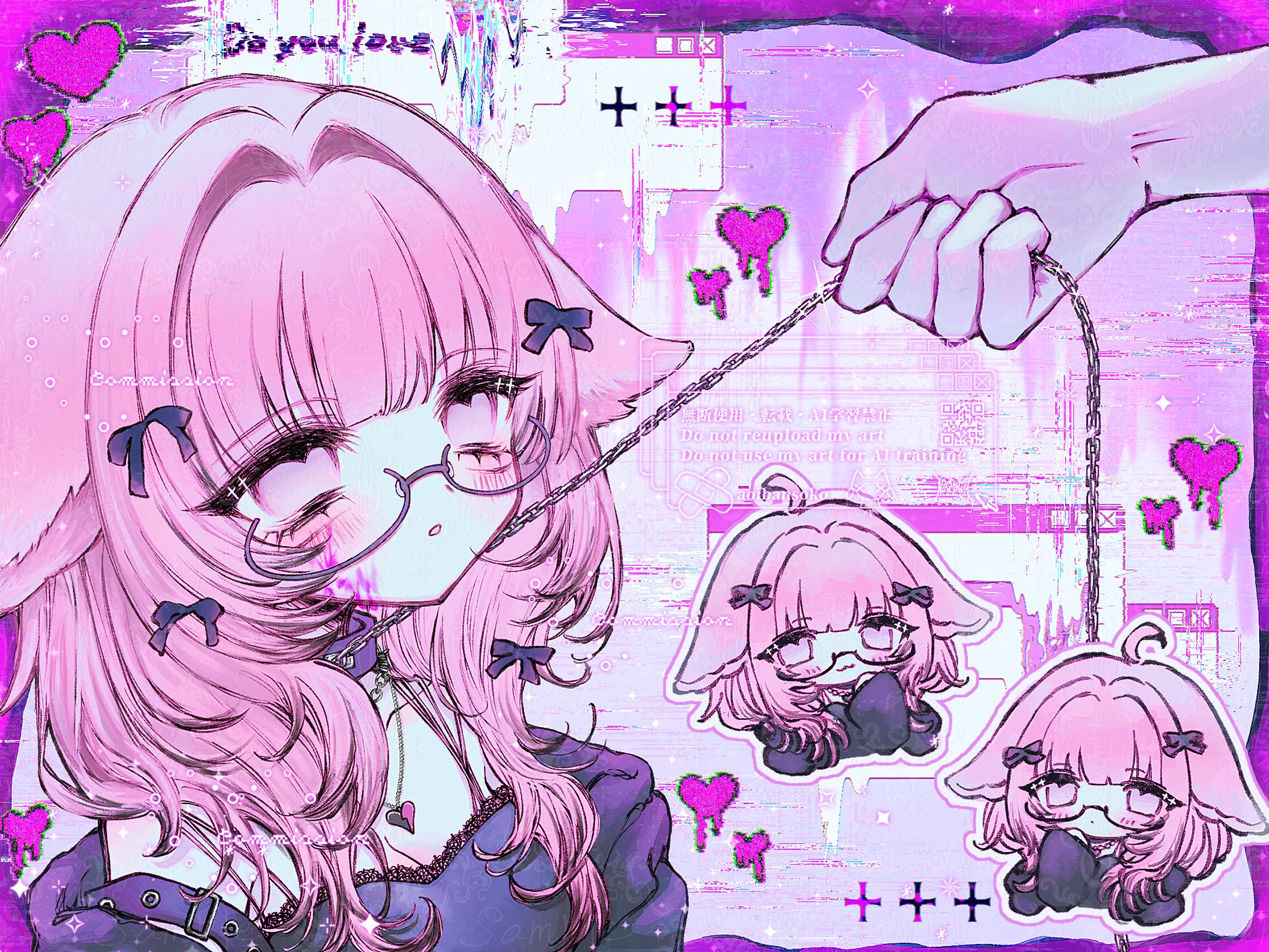 個人様 御依頼 バストアップイラスト-1