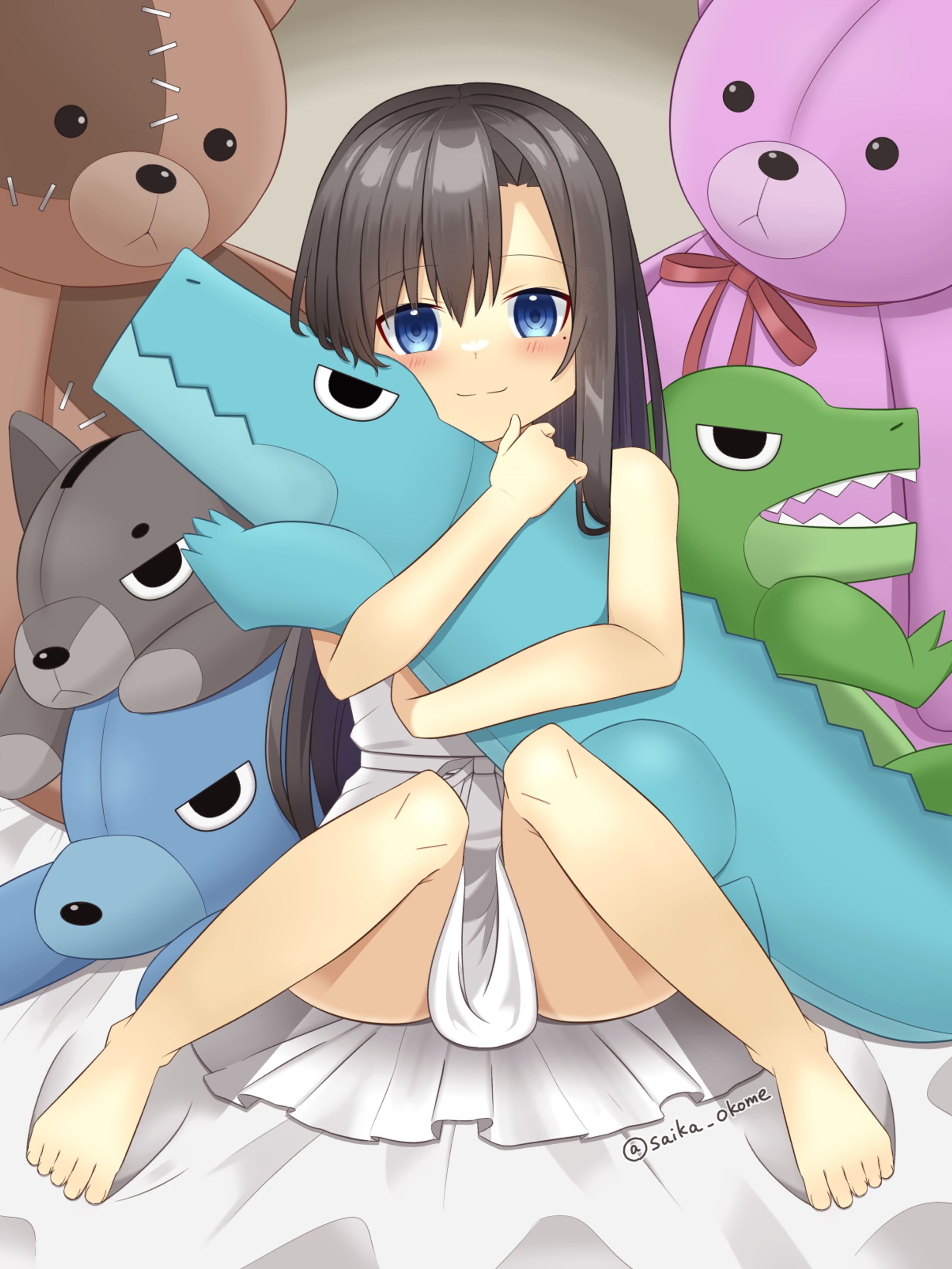 ぬいぐるみが大好きな女の子-1