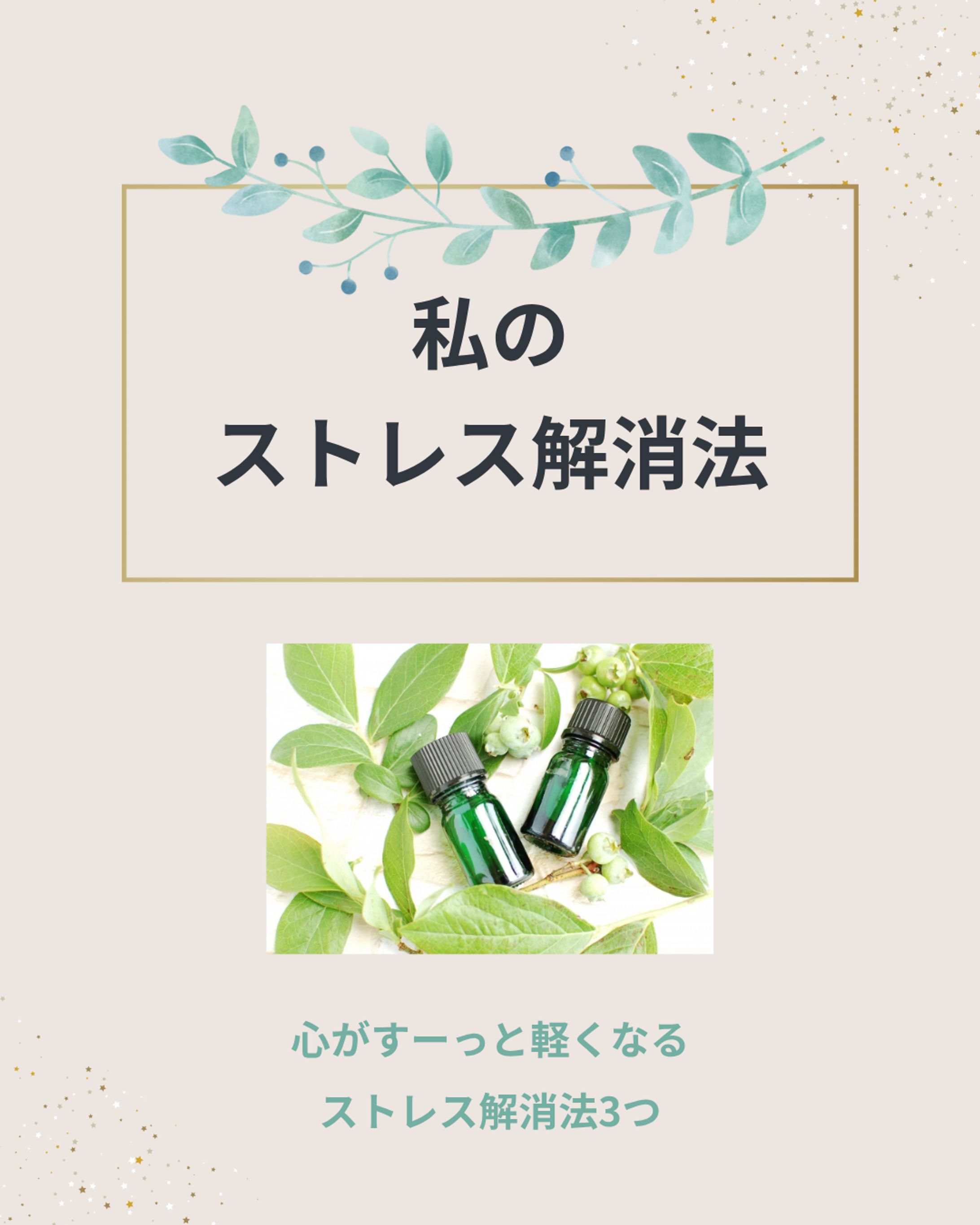 私のストレス解消法-1