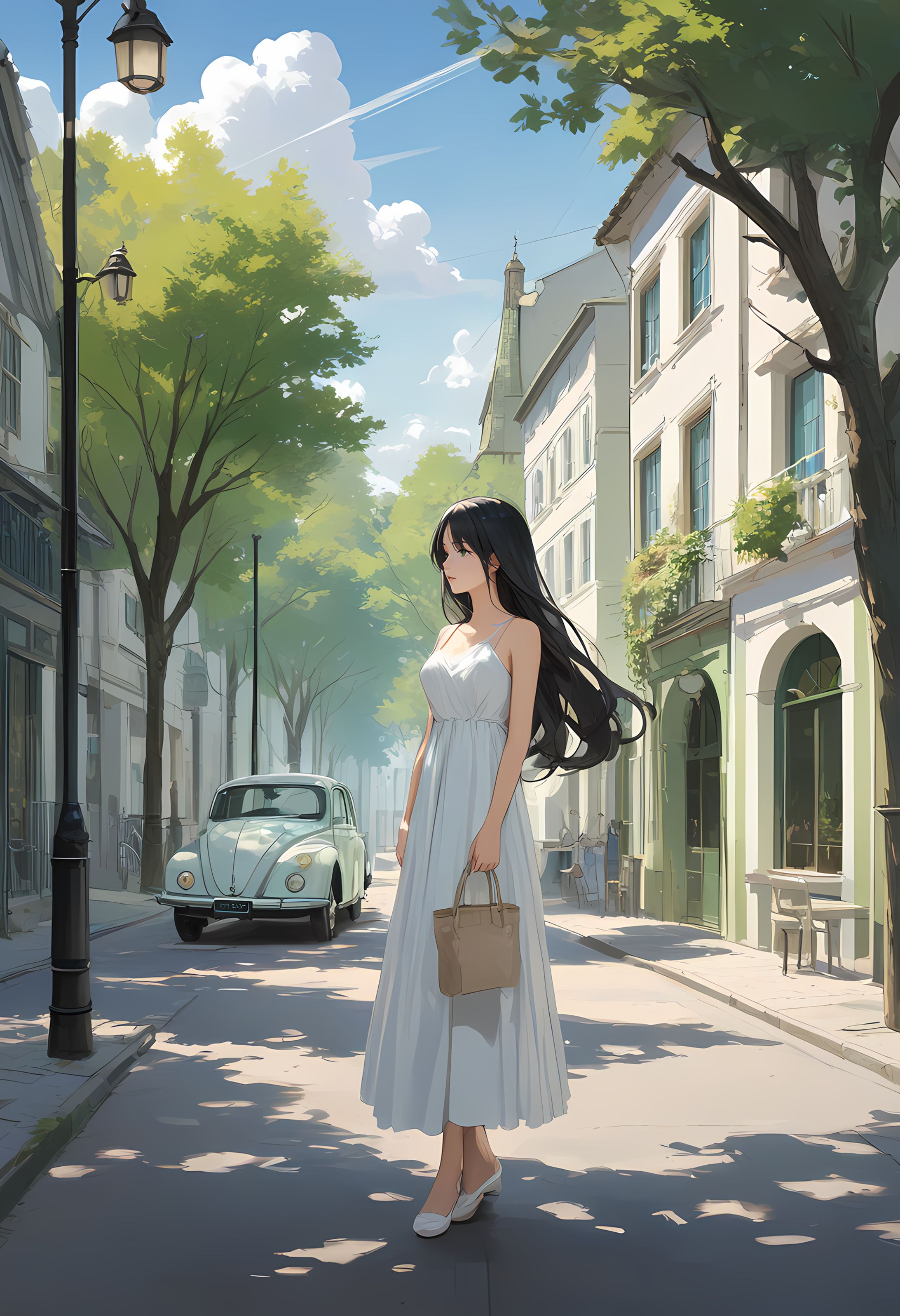 70 「街を歩く女性」-1