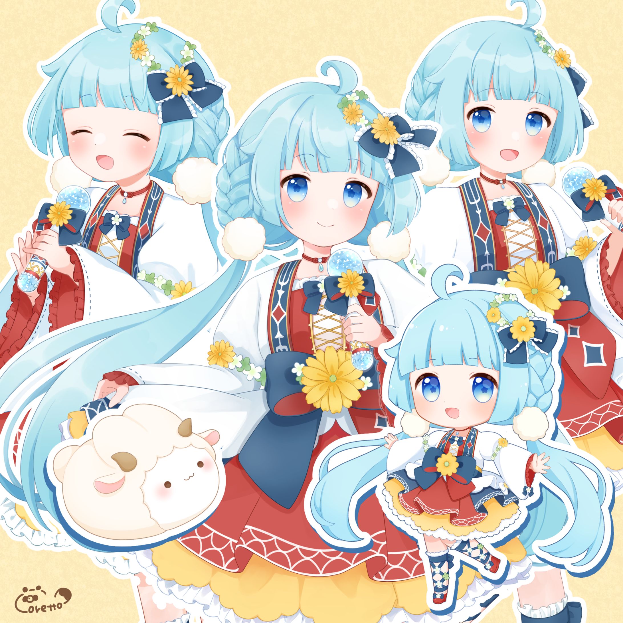 【お仕事】ココロニ・ノンノ様/歌ってみた動画イラスト-1