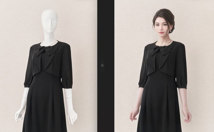 マネキン→AIモデル