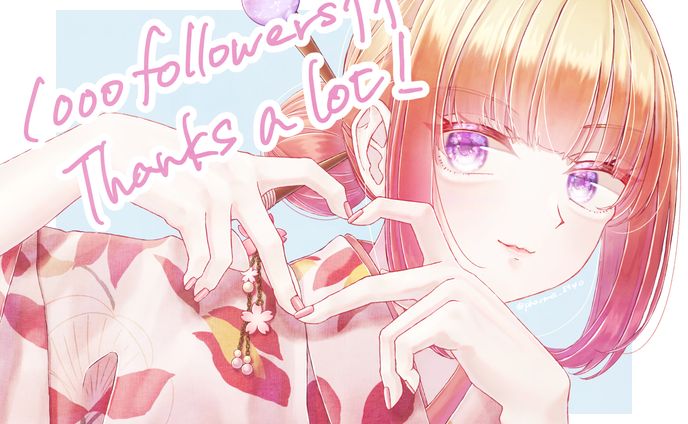 Twitterフォロワー様1000人記念