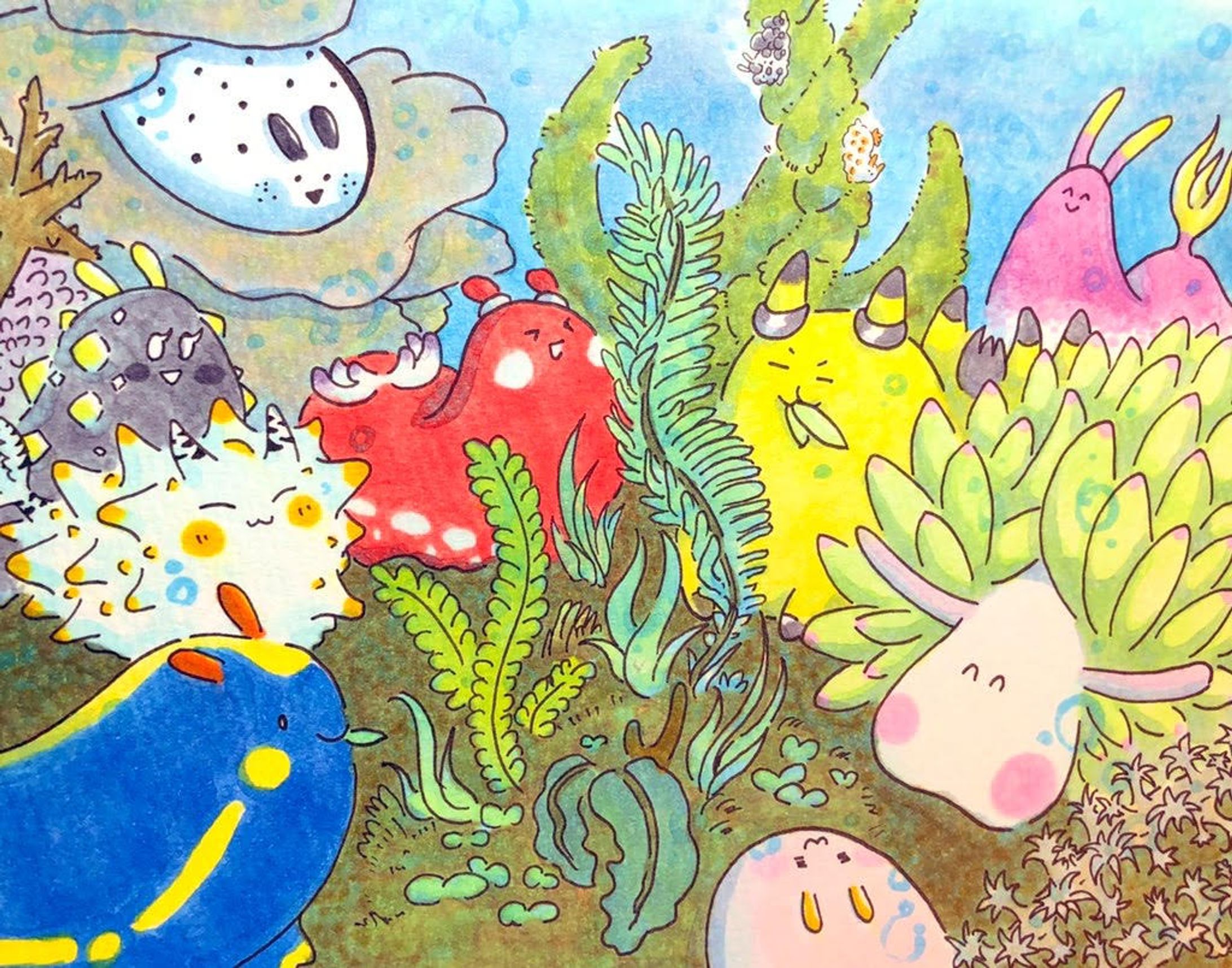 #毎日ゆるかわウミウシ(15〜60)-1