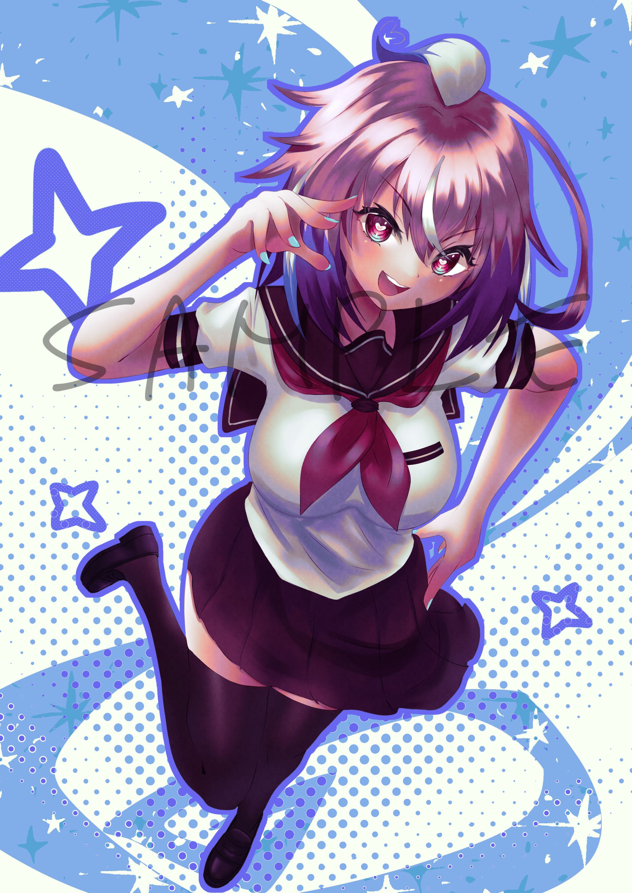1枚絵　ハート-1