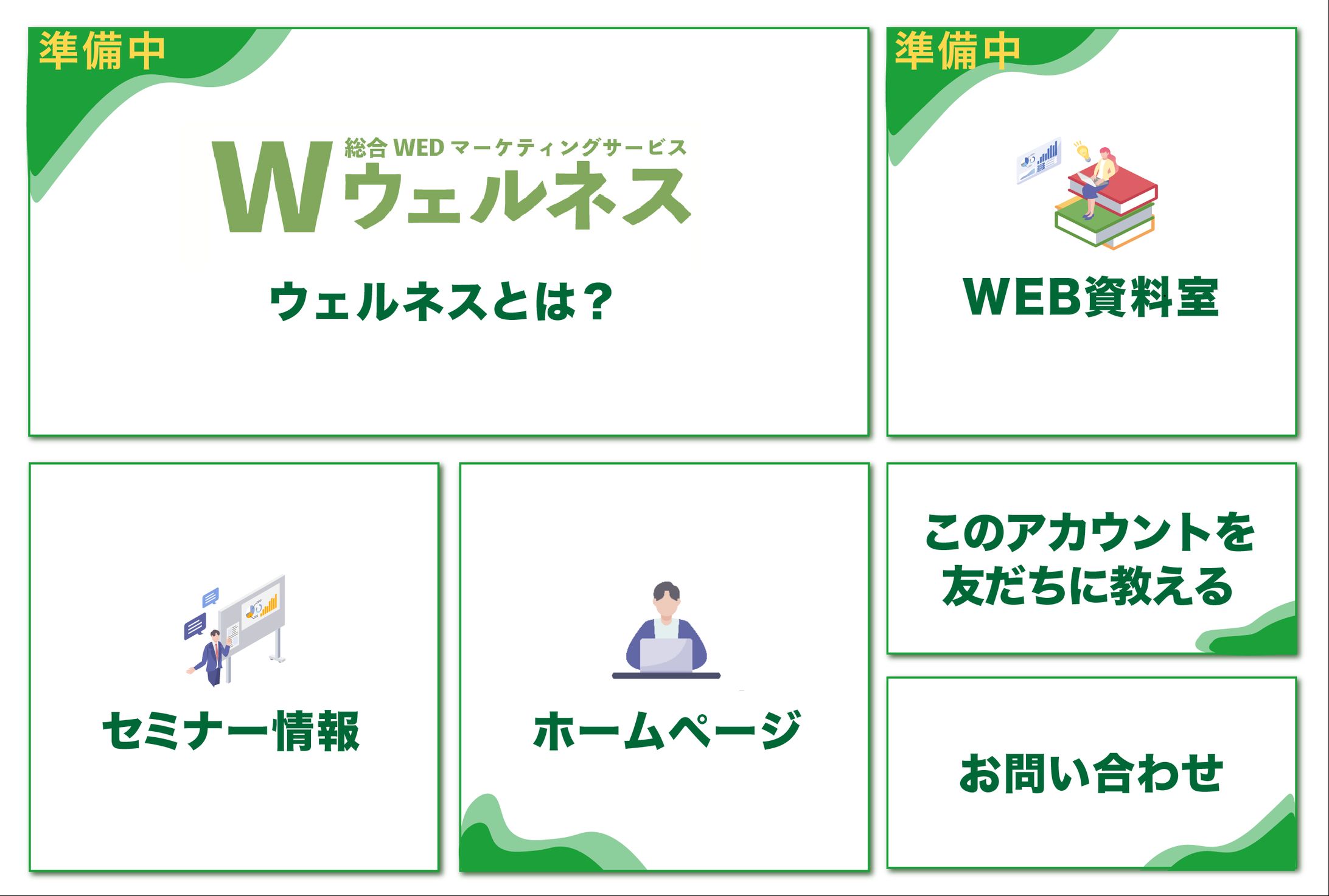 LINEリッチメニュー：医療系　-1