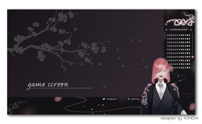 ui、配信画面制作