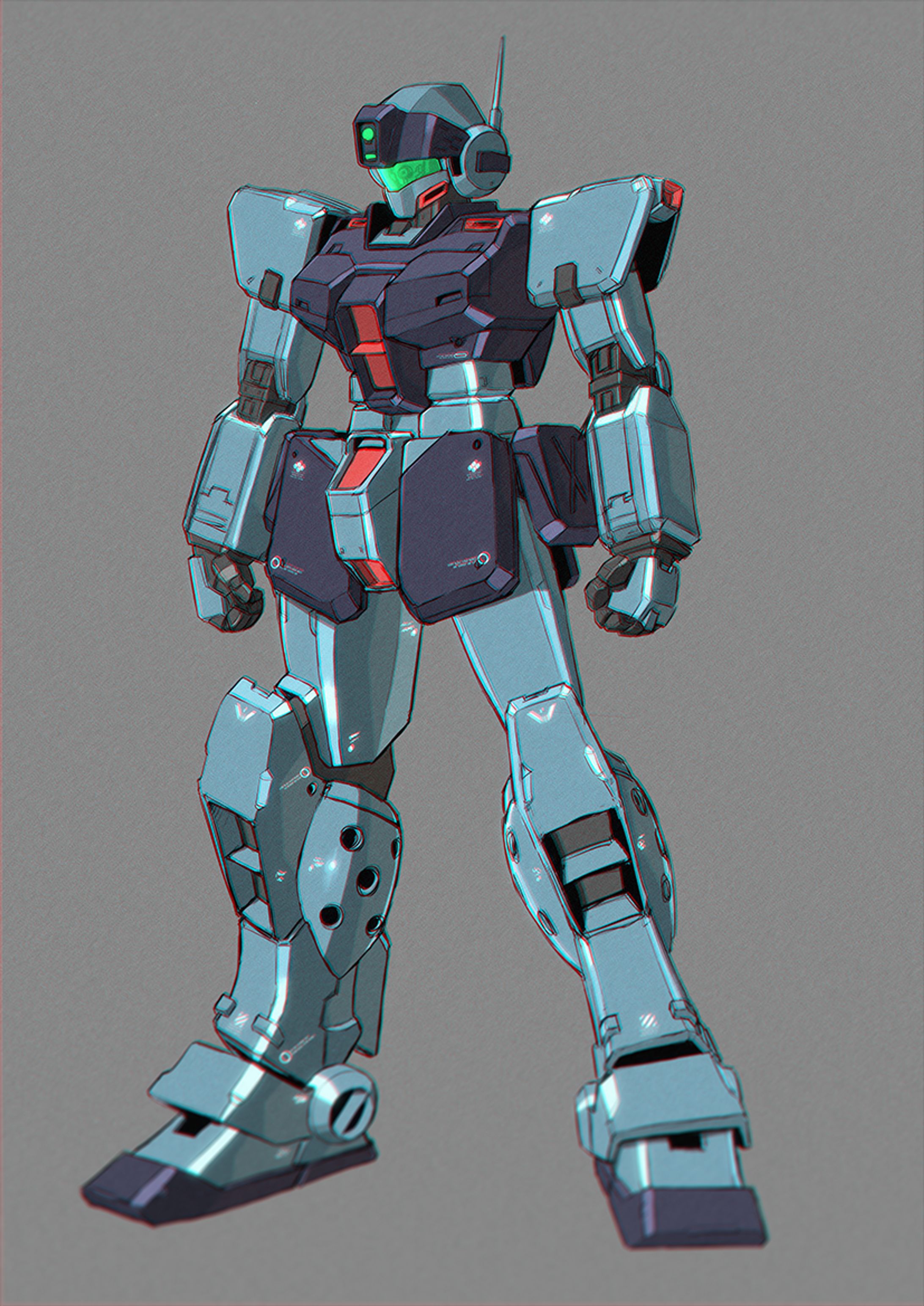 趣味で描いたジムスナイパーⅡ-1