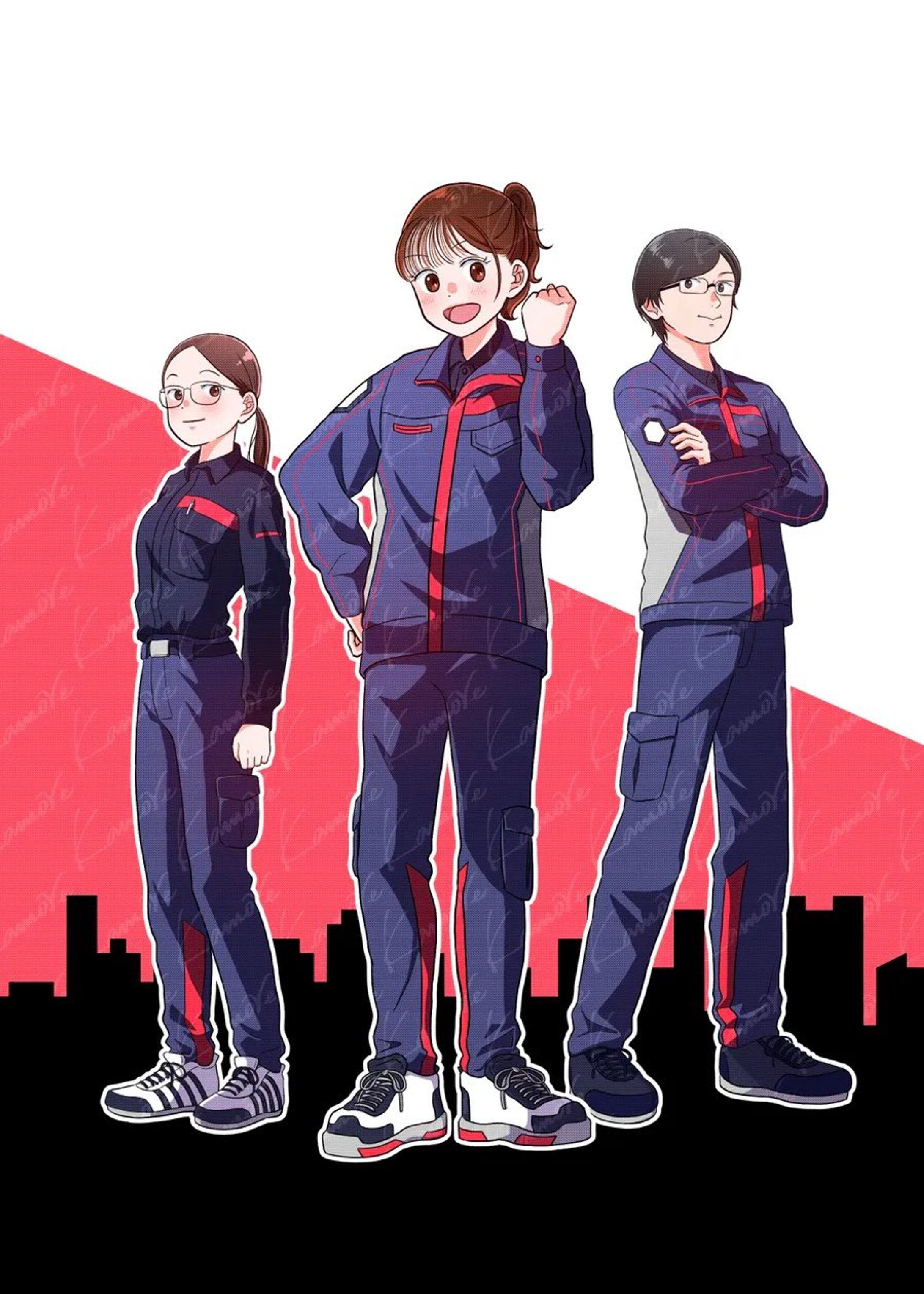 株式会社TEAMFOR様　高校生向け新入社員募集用漫画-1