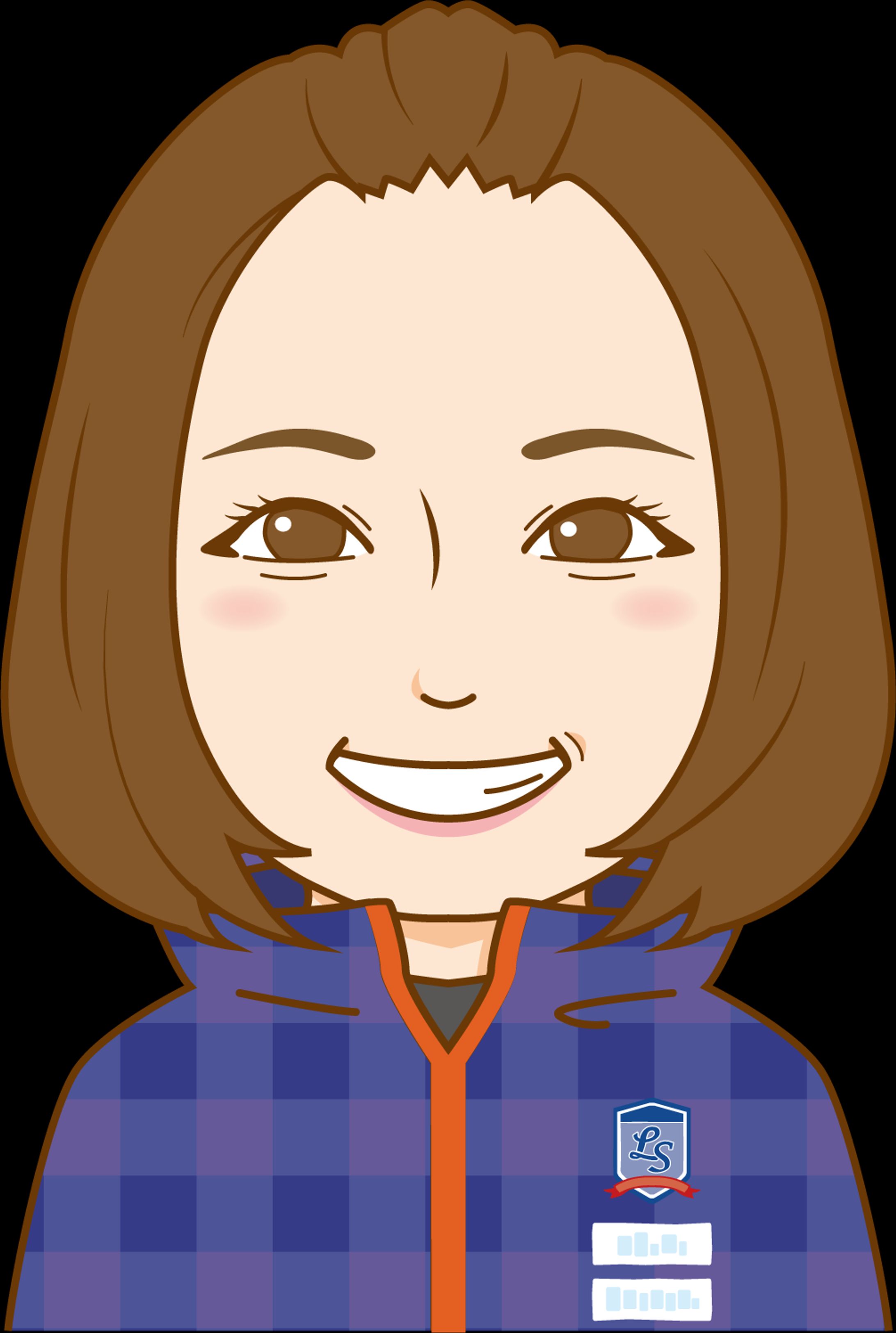 某カーリング選手の似顔絵-1