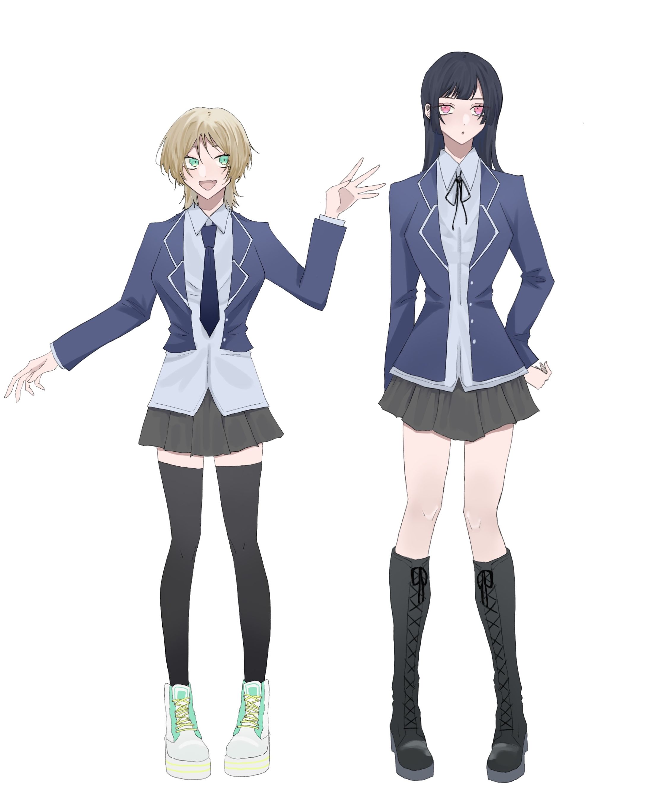 カラーイラスト/キャラクターデザイン/立ち絵-1