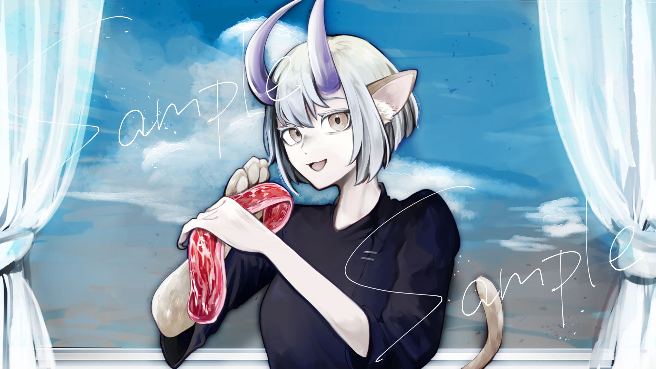 「食罪」ボカロMVイラスト-1