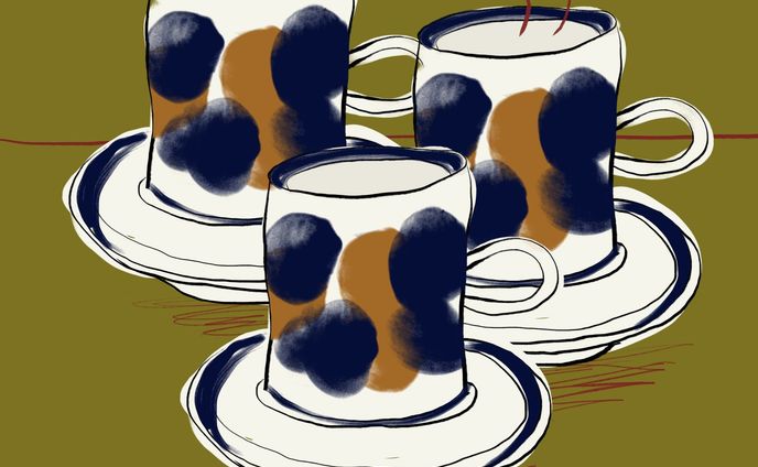 ・
一週間お疲れさまでした☕️

私は愛の不時着（韓国ドラマ）を
勢いよく見て寝不足の一週間でした😪

今日は早く寝たい🌛

イラストのご依頼お受けしています
お気軽にDM ください🥰

#art
#drawing
#chill
#relax
#coffee
#cafe
#cupandsaucer 
#night
#illustration
#fresco
#nft
#metaverse
#crashlandingonyou 
#イラスト
#おしゃれ
#挿絵
#おつかれさま
#愛の不時着 
#사랑의불시착
#北欧食器