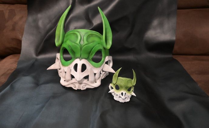 ツイステッドワンダーランド　右大将リリアのお面