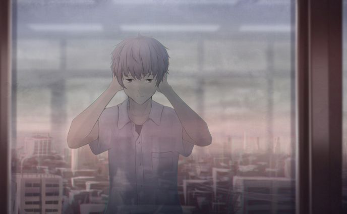 「自由少年の叫号」MVイラスト1 