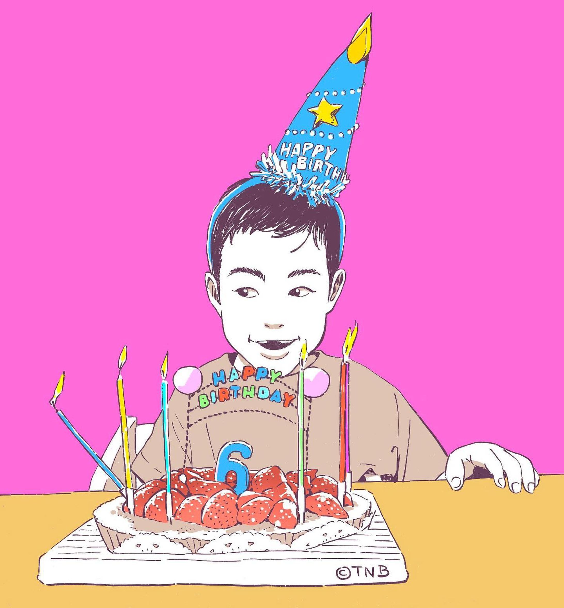 Happy Birthday
#うちの息子のポートレイト
#illustration #portrait #boy-1