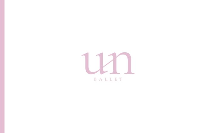 （自主制作）ロゴデザイン『ballet studio UN』
