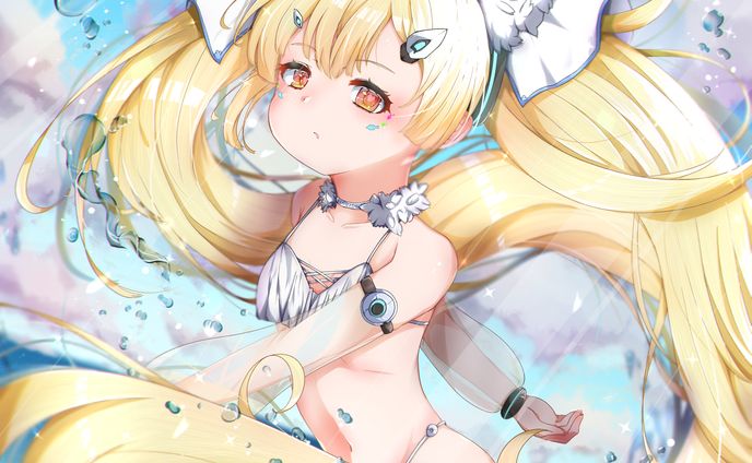 夏空の下で