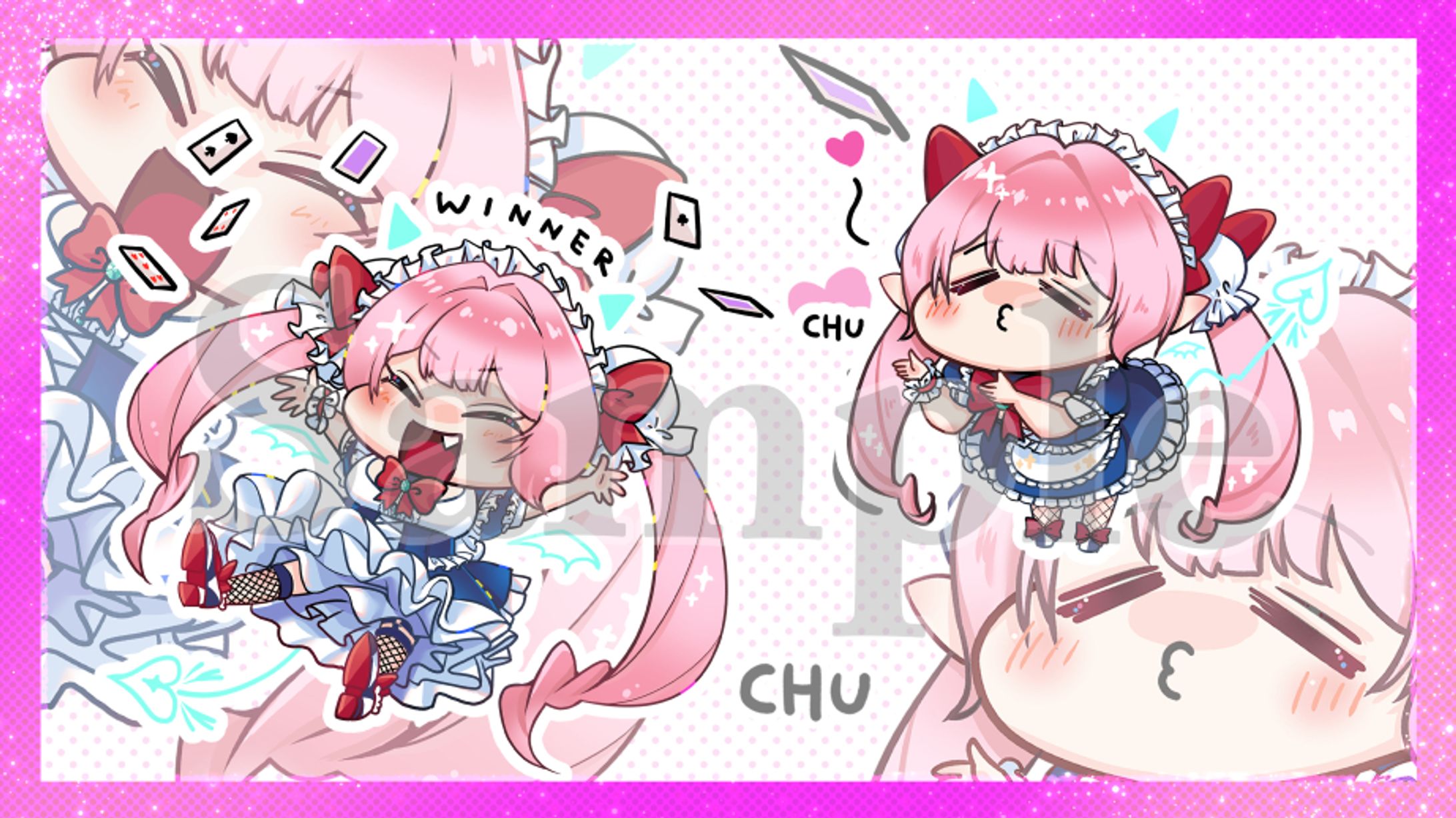 七瀬クランベリ様　周年記念グッツイラスト-1