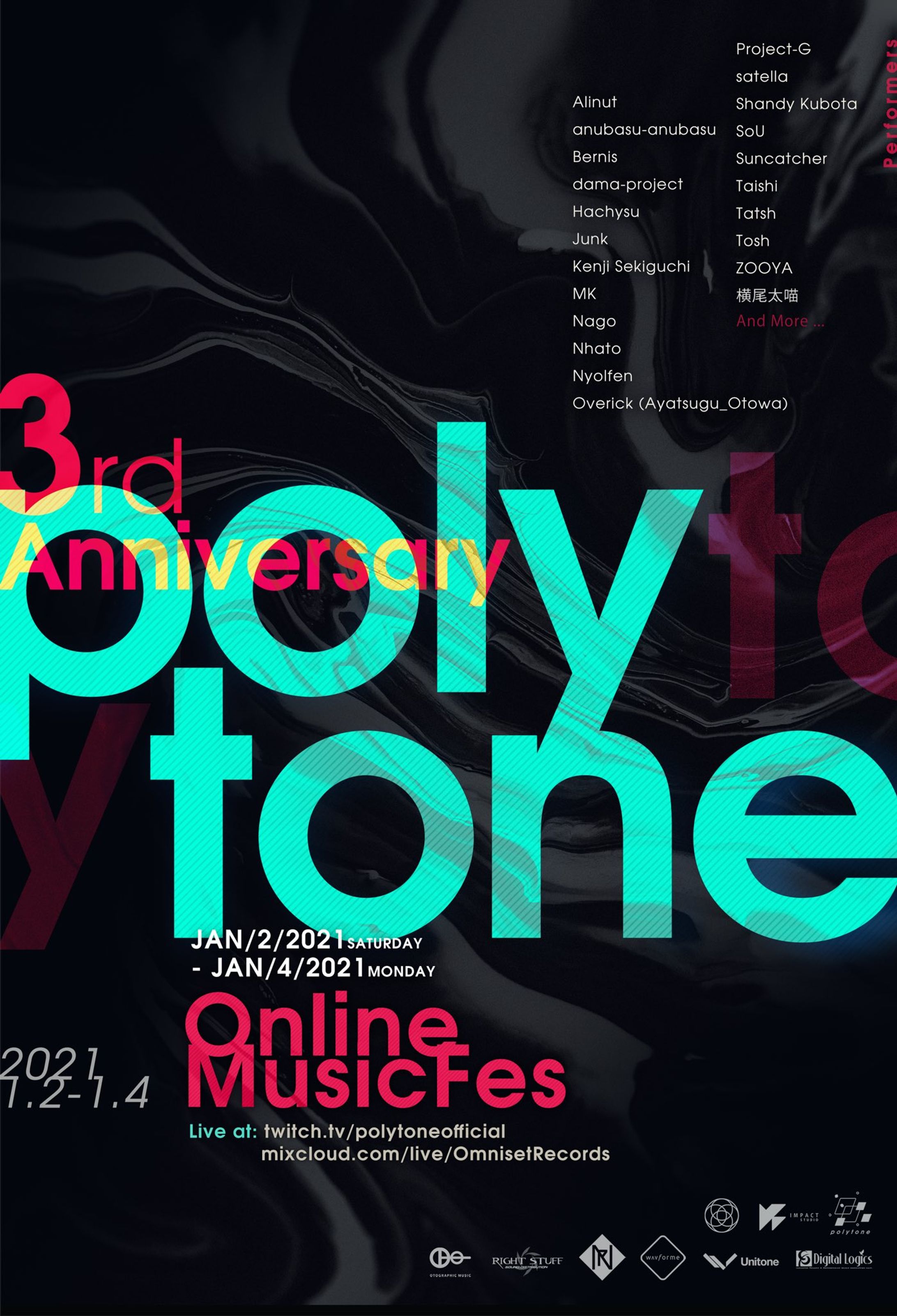 出演：polytone 3rd Anniversary Online MusicFes-1