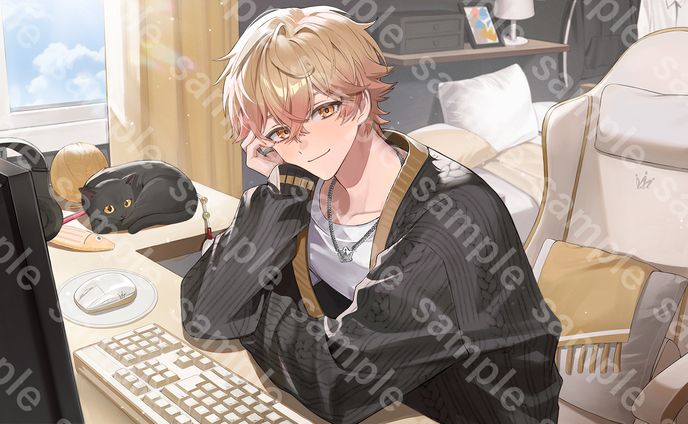 シクフォニ_みこと様信待機画面イラスト