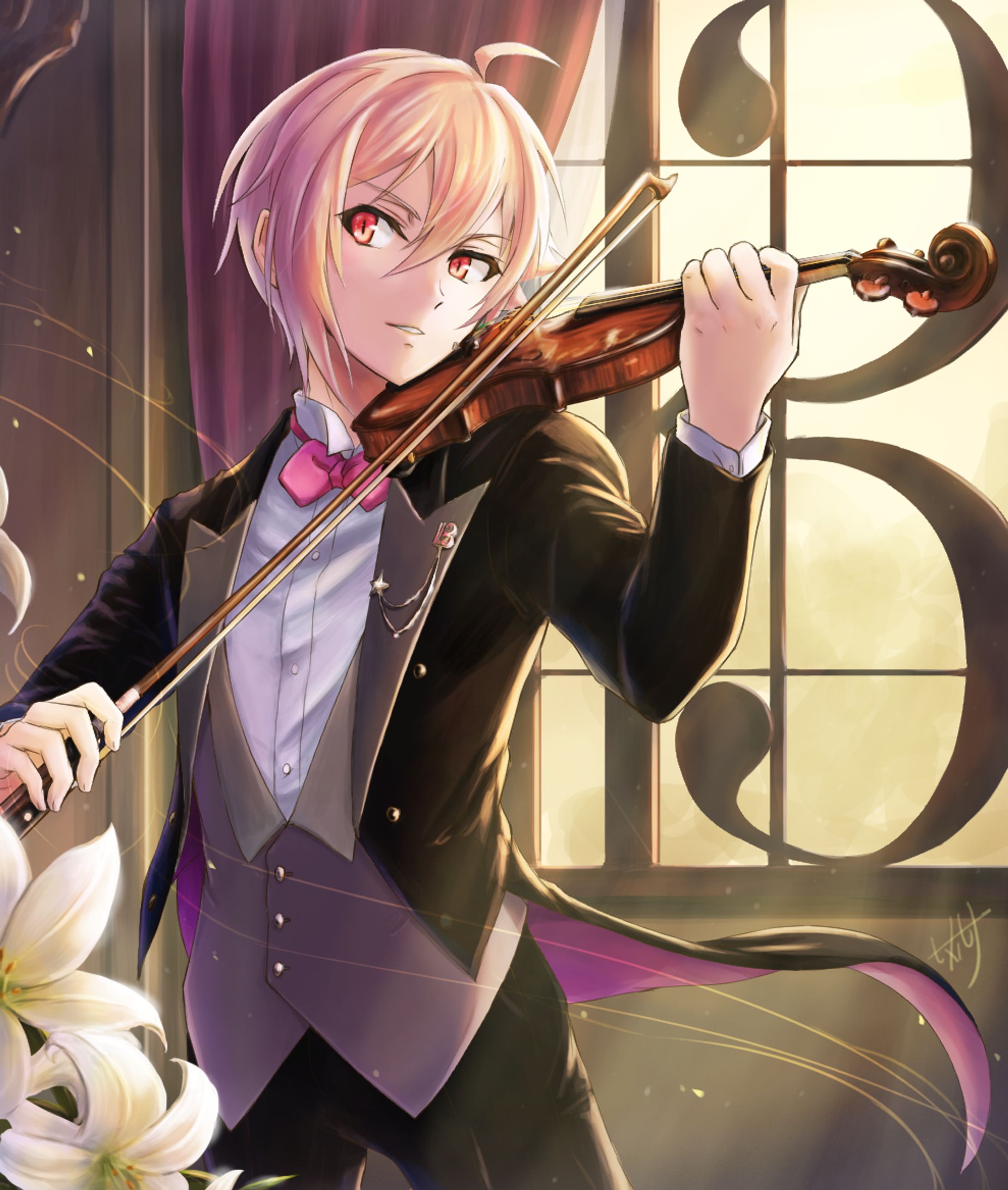ファンアート　天にぃヴァイオリン-1