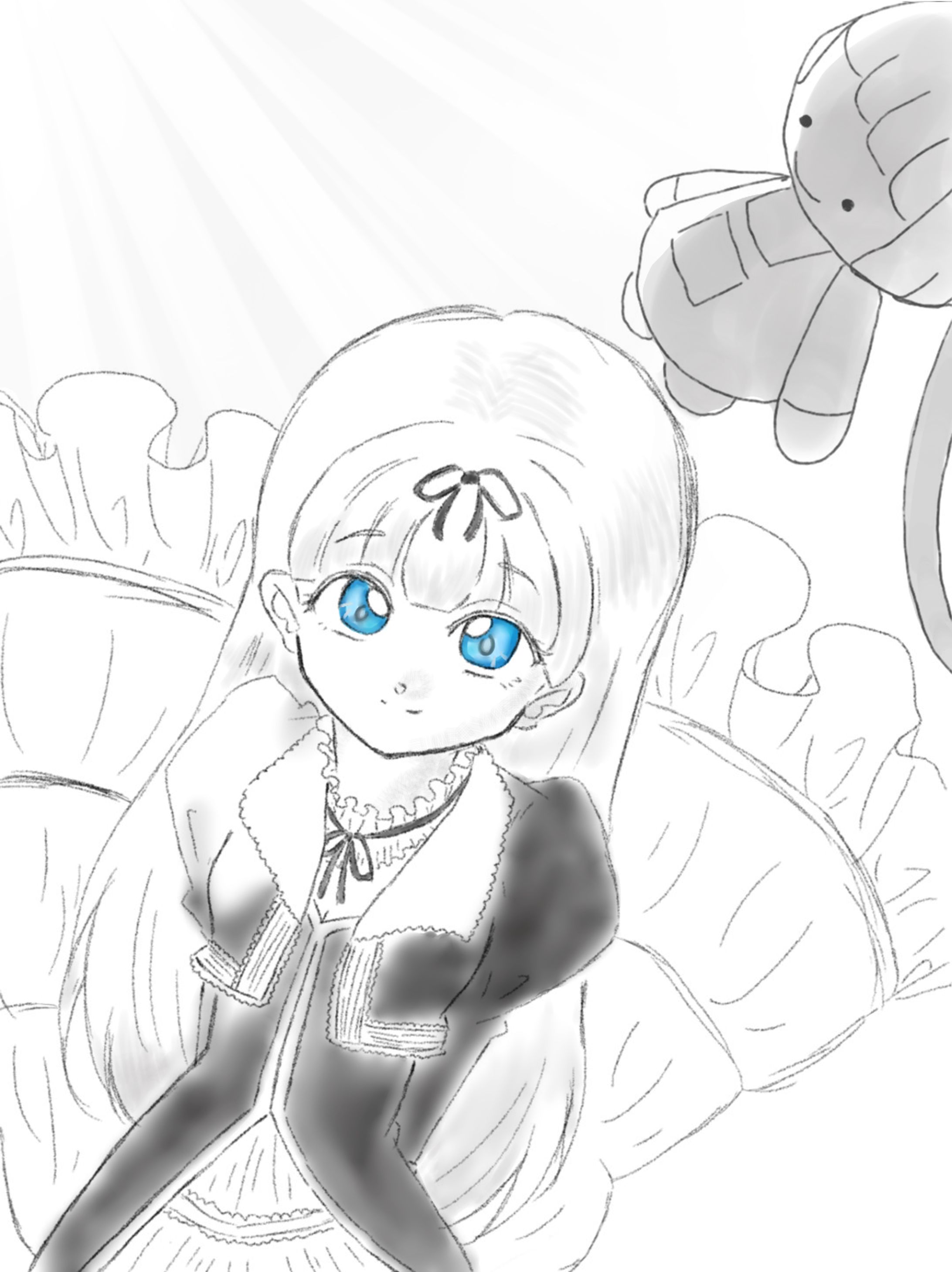 イラストサンプル(グレーテル)-1
