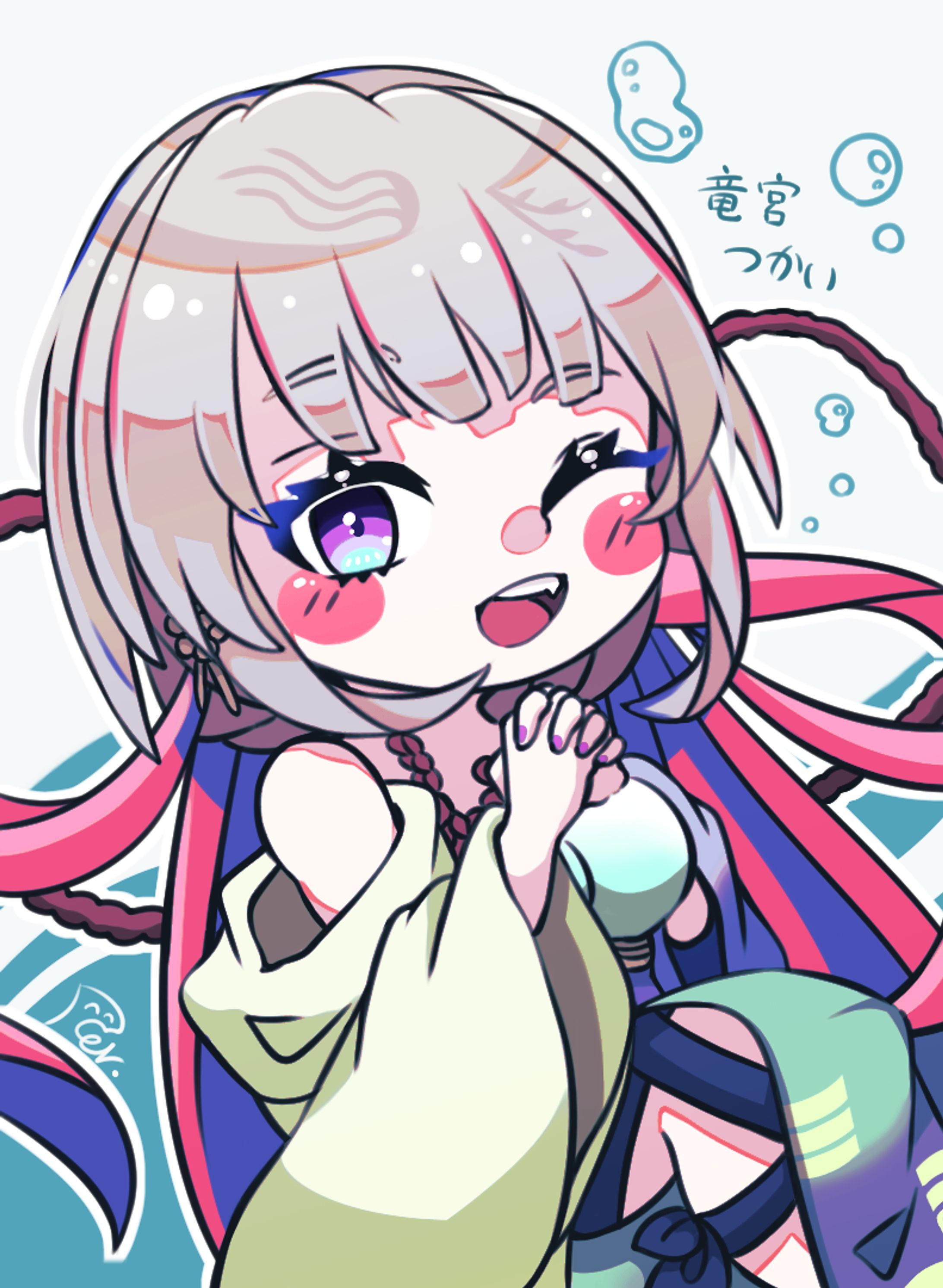 【無償企画】デフォルメ（線画あり）＿竜宮つかい様-1