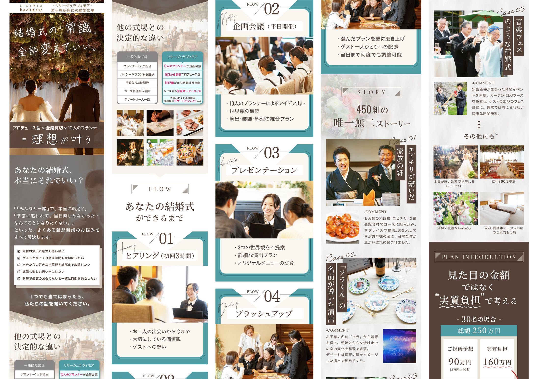 【制作実績】リサージュラヴィモア(結婚式場)_LP-1