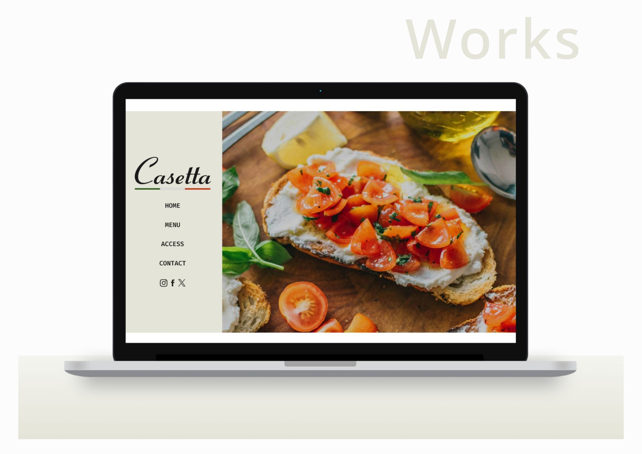 【HP制作｜メインビジュアル】イタリアンレストラン-1