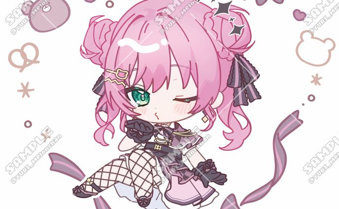 vstreamerぽむちゃん様 グッズ用SDイラスト