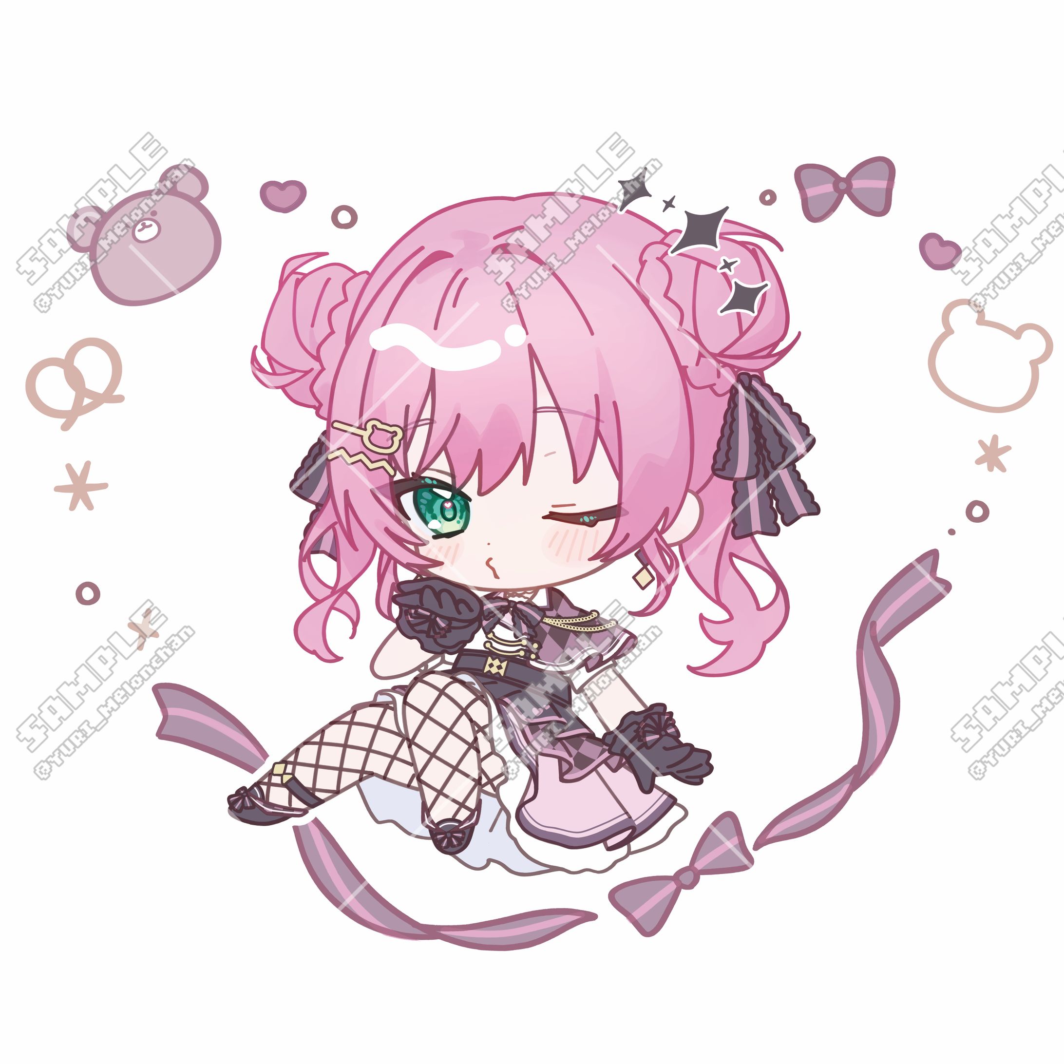 vstreamerぽむちゃん様 グッズ用SDイラスト-1