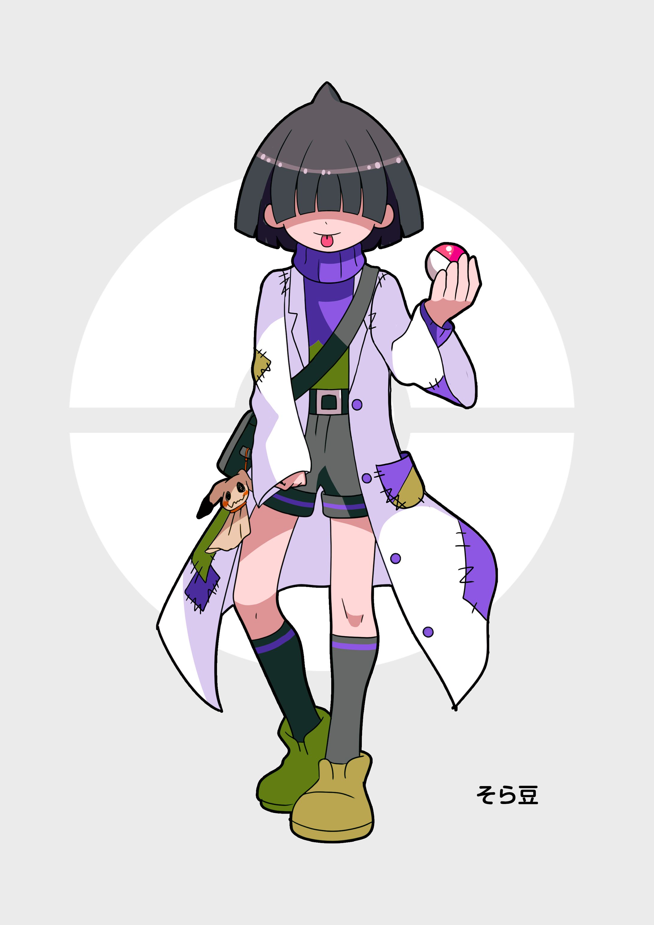 【自主制作】ポケモン風キャラクターイラスト-1