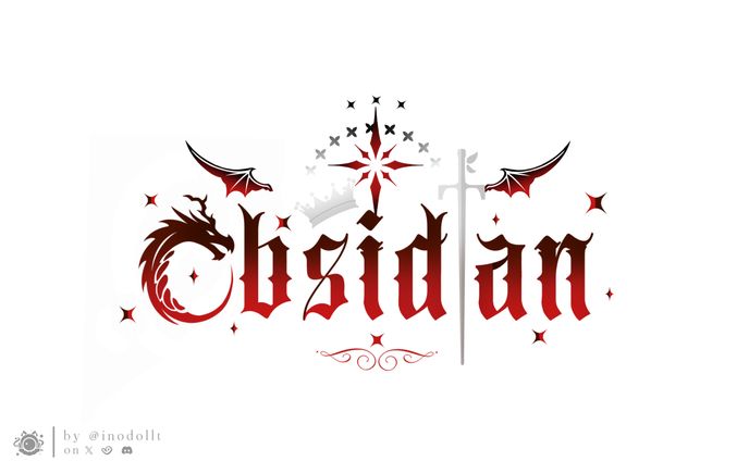 “Obsidian” — Crimson Reverie