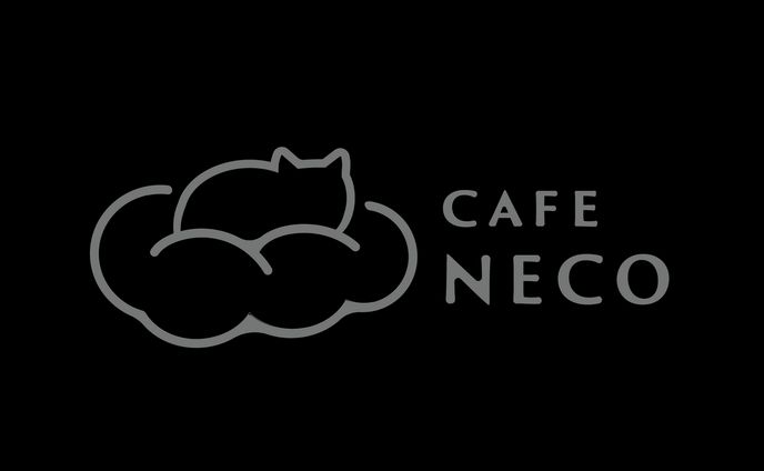 ねこカフェロゴ【課題制作】