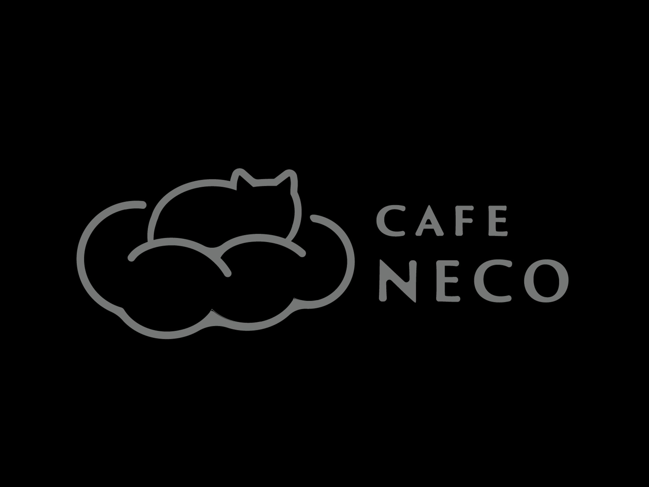 ねこカフェロゴ【課題制作】-1
