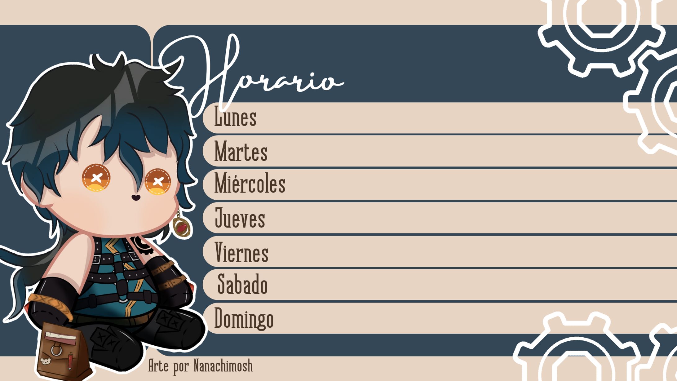 Horario para Nauti-1
