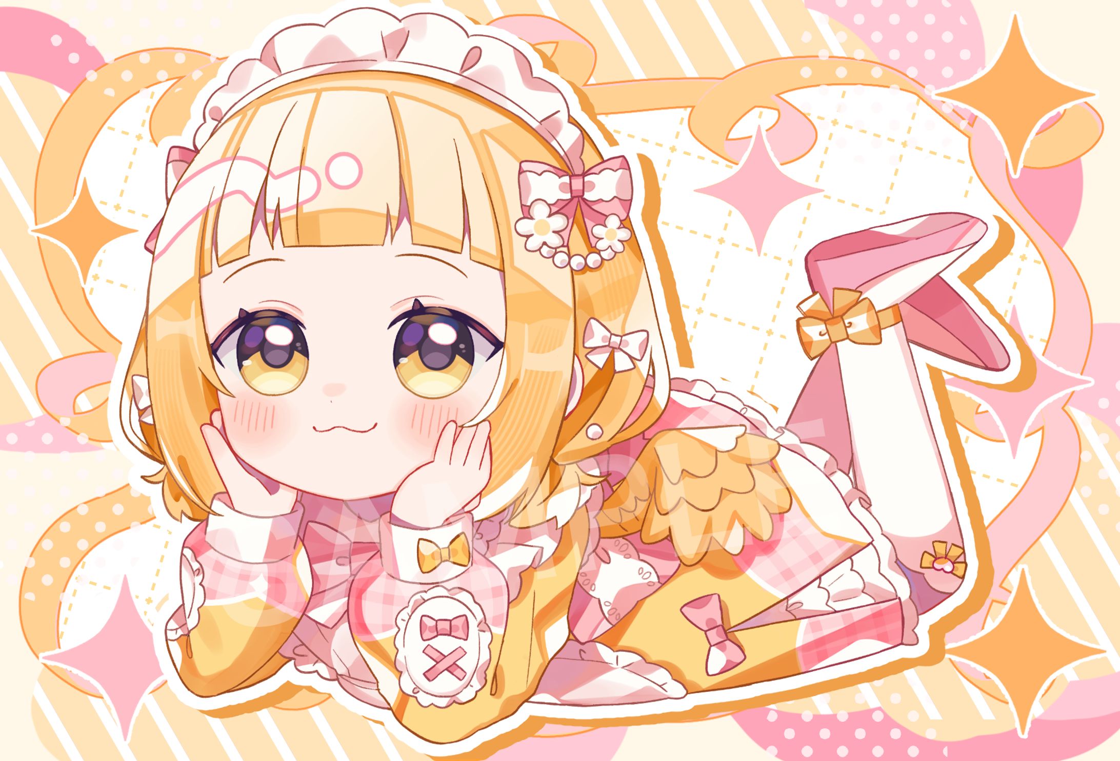 庭咲ぴよ様 等身イラスト-1