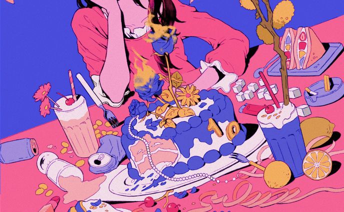 Blue birthday