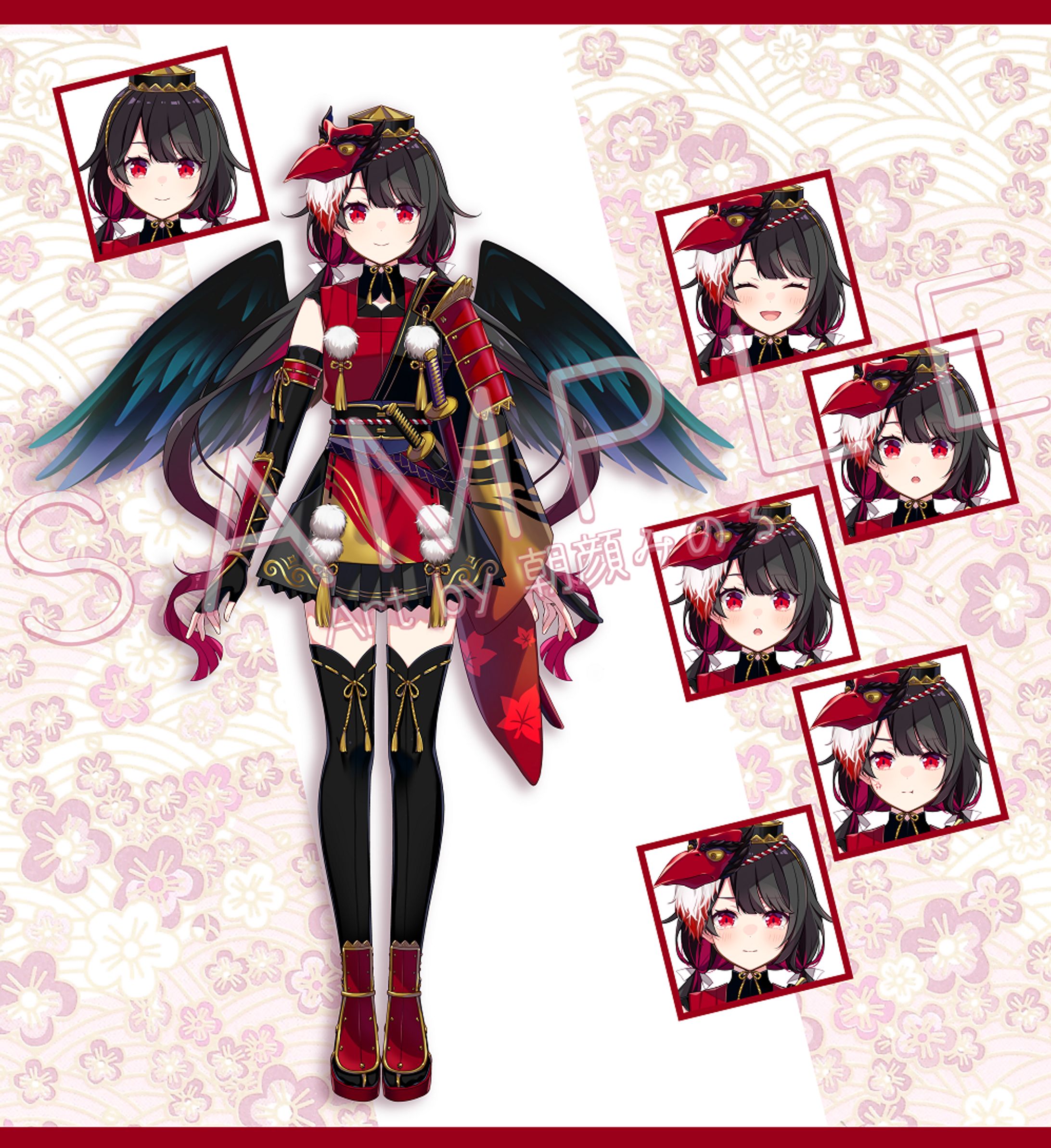 紅月よる | キャラクターデザイン・立ち絵-1