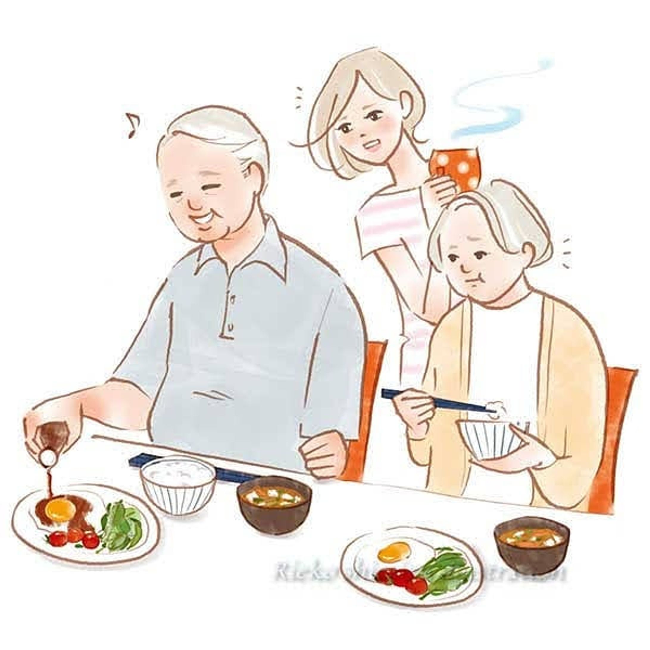家族イラスト_父の日-1