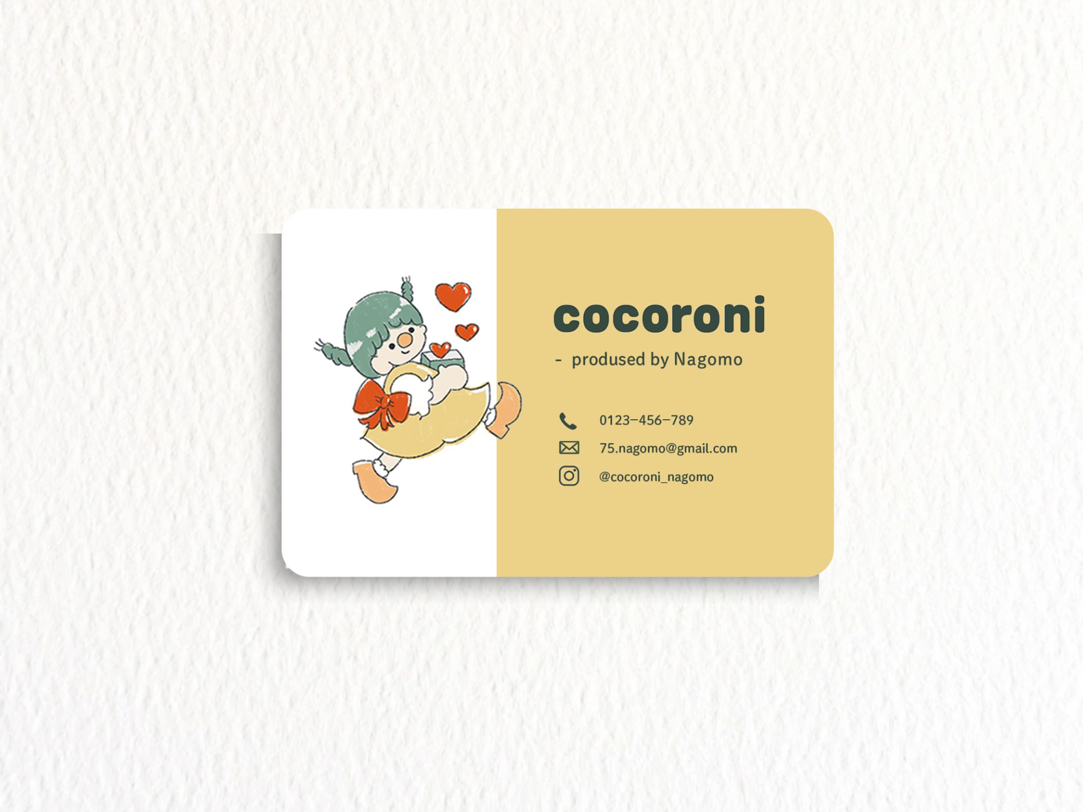 【名刺】ママ向けブランド cocoroni-1