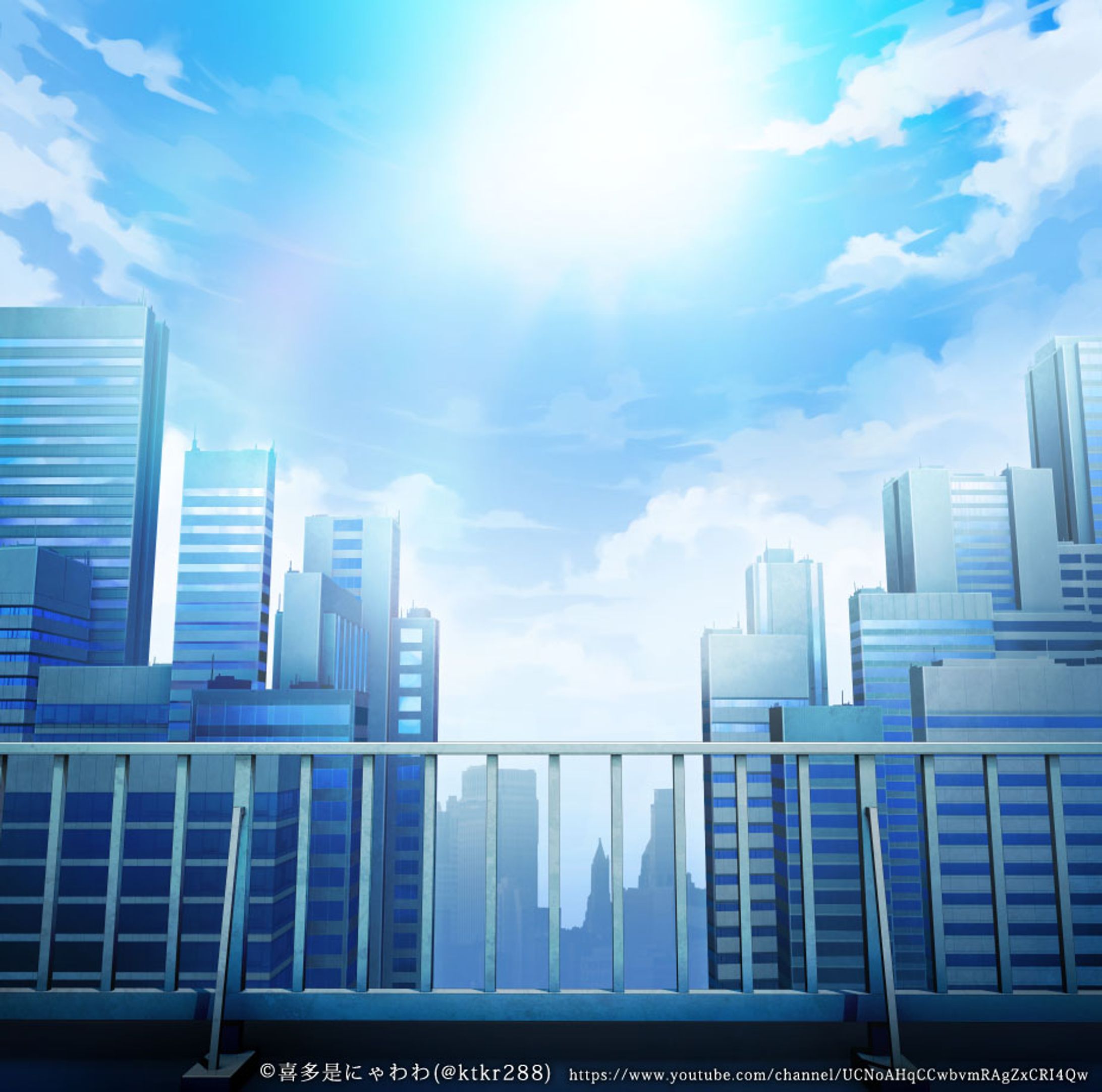 Vtuber 喜多是にゃわわ デビュー動画背景-1