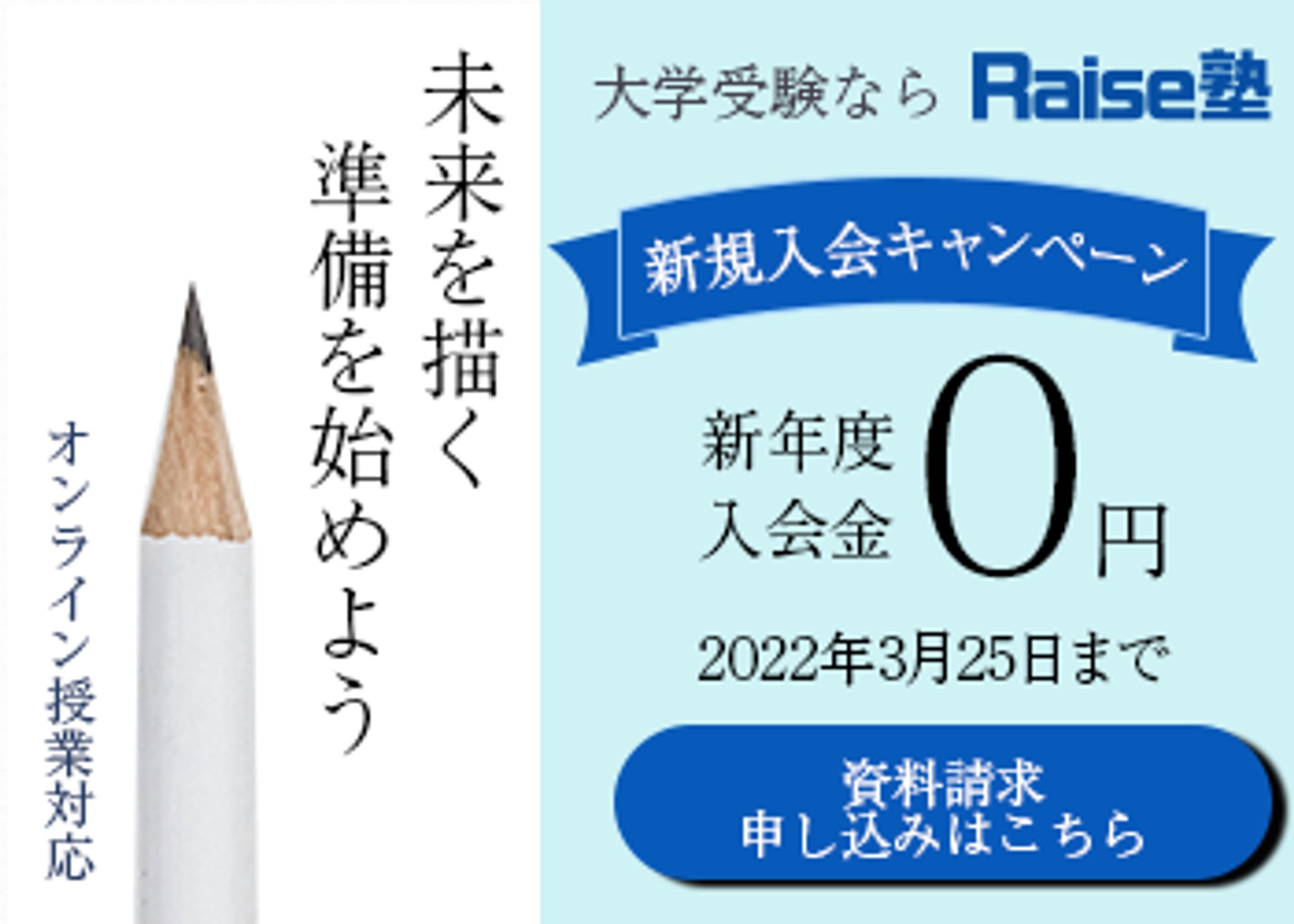Raise塾 バナー（架空） -1