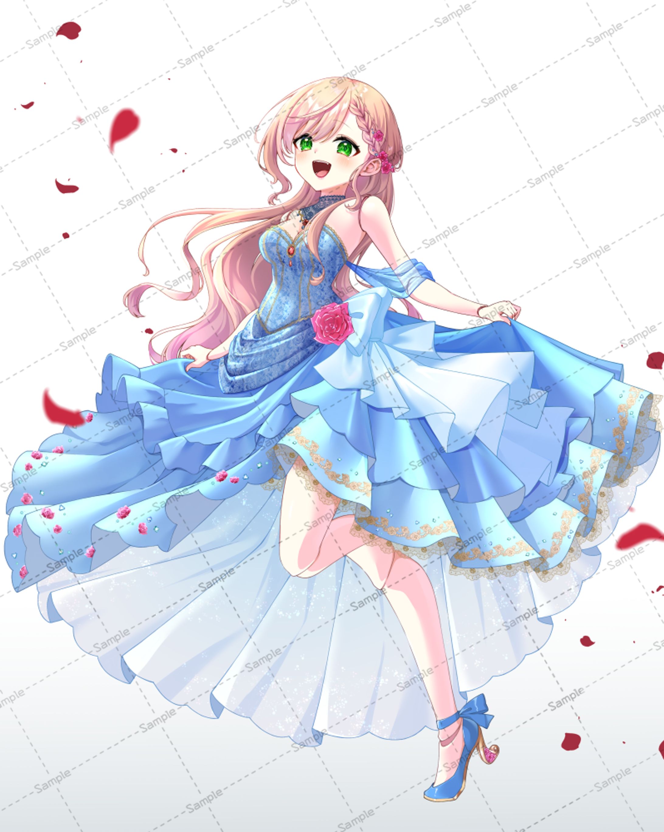 【花咲のばら様】5周年記念イラスト-1