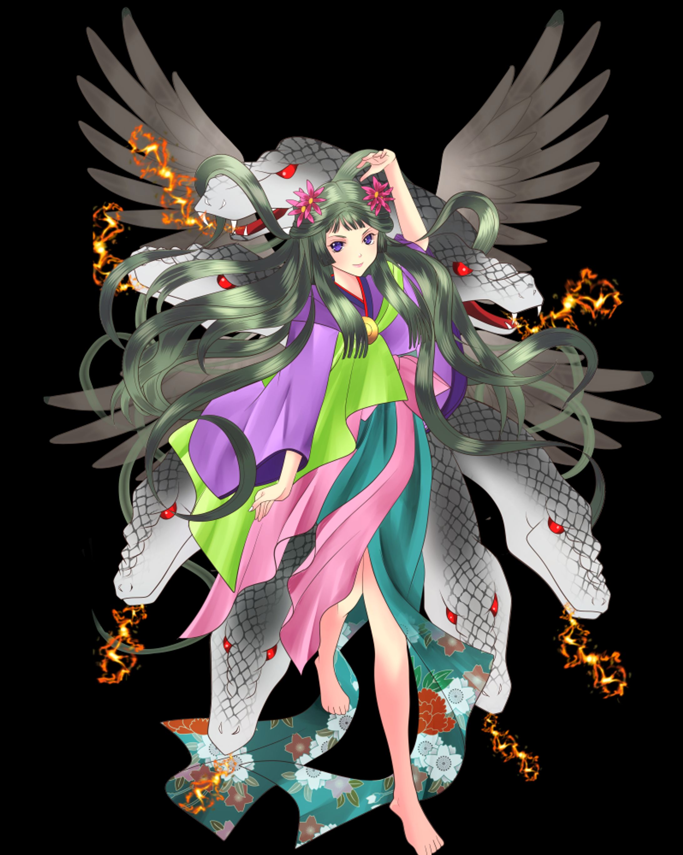 司奈姫練習画-1